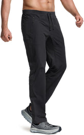 CQR men's lightweight hiking pants vent panel keeps you cool on daytime hikes.
