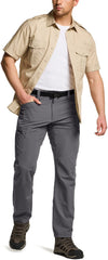 CQR men's quick dry tactical pants water-resistant exterior protects gear in light rain.