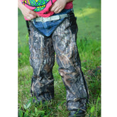 Crack Shot Snake Chapz for Kids offer full leg coverage for outdoor exploration.