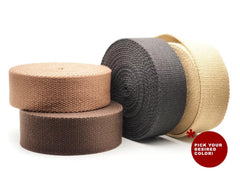 CRAFTMEMORE purse straps made with heavy webbing, elevating bag durability and style