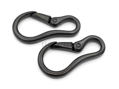 Craftmemore paracord keychain clip black for quick outdoor access