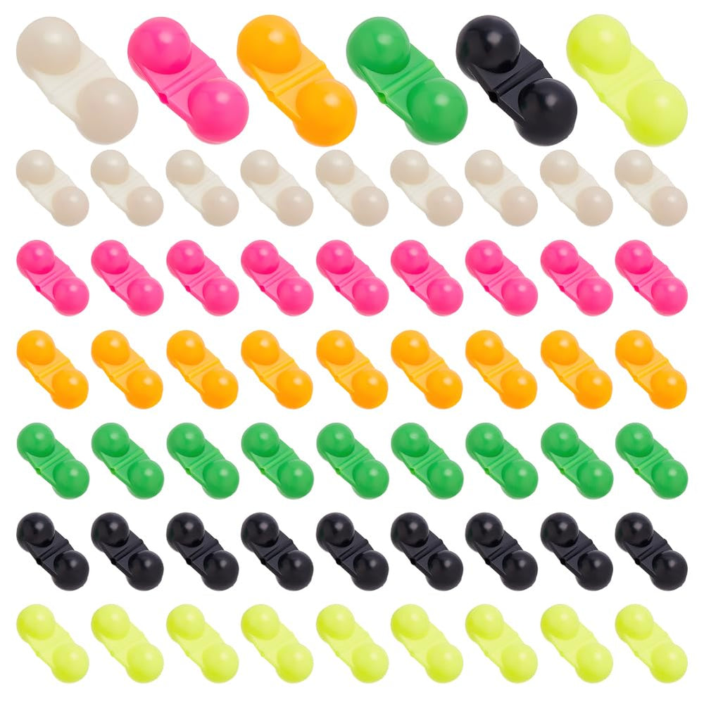 CraftyMelody double rattle beads in six colors attract multiple fish species