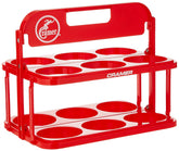 Cramer collapsible water bottle carrier front view ideal for easy transport.