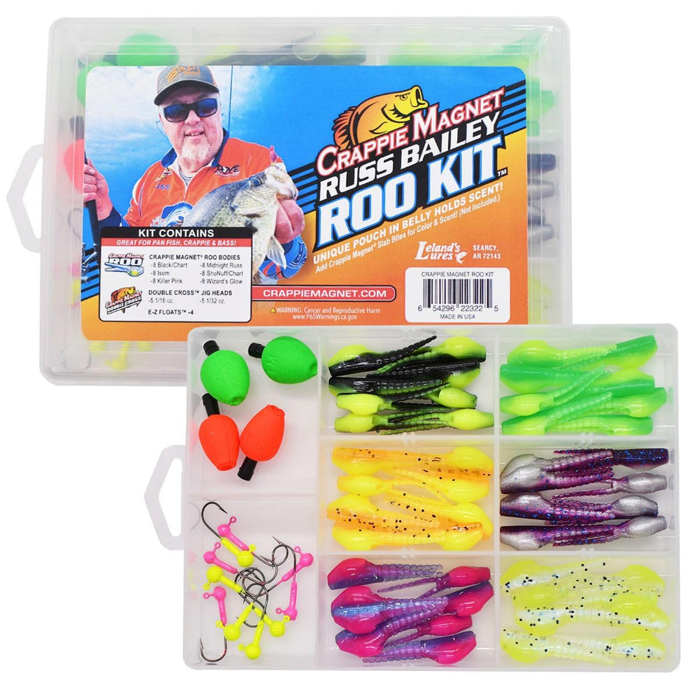 Crappie Magnet Russ Bailey Roo Kit close-up showing small shad profile
