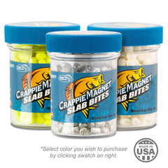 Crappie Magnet Slab Bites exclusive scent lures crappie closer