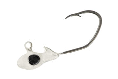 Crappie Pro Overbite Sickle Mo'Glo Ghost jig head glows for night crappie fishing