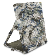 Crazy Creek HEX 2.0 LongBack Chair rolled compactly for backpacking convenience and quick setup.