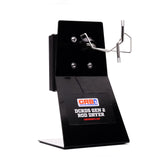 CRB Gen 2 rod dryer front view showcasing quiet, steady rotation for even epoxy finish
