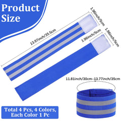 CREATCABIN reflective armband in blue boosts visibility in low light situations