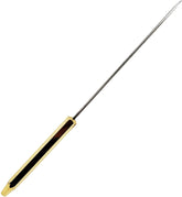 Creative Angler Bodkin Brass top view for precise fly tying tasks.