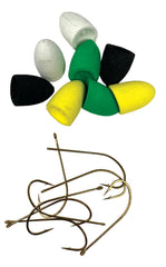 Creative Angler bucktails assortment for lively, fluttering bass flies.