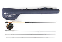 Creative Angler Catalyst pre-spooled line saves setup time before casting.