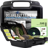 Deluxe fly tying kit cover and packaging