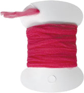 Creative Angler Float Poly Yarn Pink 3yards for buoyant fly tying and vibrant grasshopper bodies.