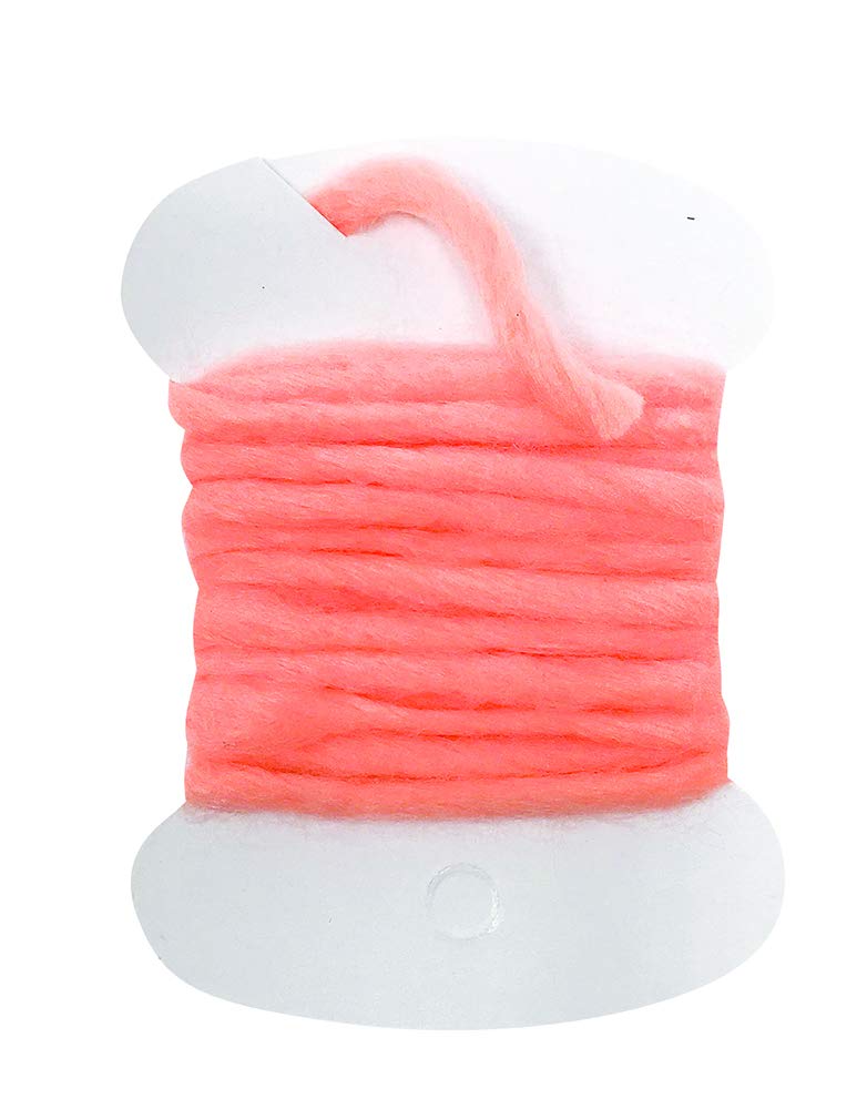 Creative Angler Glo Bug Yarn for fly tying enhances lure visibility with shell color.