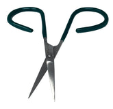 Creative Angler open end scissors for fly tying with rubber handle for precise control.