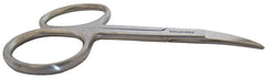 Creative Angler Scissors 3.5-inch curved for fly tying; curved blade supports shaping wraps.