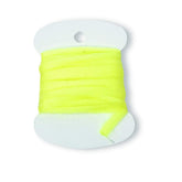 Creative Angler Yellow Glo Bug Yarn closeup for trout attraction and lure visibility.