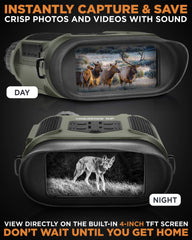 Creative XP Pro night vision binoculars 2x zoom enabling precise distant target spotting.