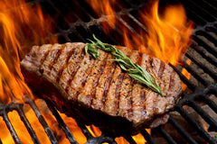 Ignite-O on a charcoal grill enables fast, convenient grilling prep.