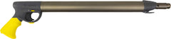 Bright yellow handle for quick identification