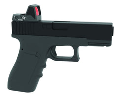 Crimson Trace CTC Red Dot Rear Sight GLK durability highlights rugged construction for field reliability.