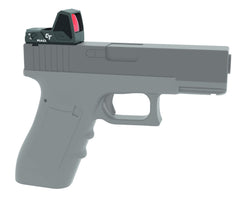 Crimson Trace CTC Red Dot Rear Sight GLK installation demonstrates quick, tool-free alignment.
