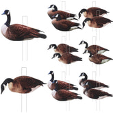 CroBlissful goose silhouette decoy with stake boosts open-field visibility for geese.