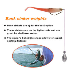 Croch sinkers 3/16oz weight (5 pieces) from the kit