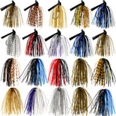 Croch Bass Jigs Set packaging with 20 pieces