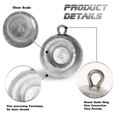 Croch Disc Sinkers 2oz for saltwater fishing