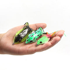 Croch Frog Lure Kit 18 pcs hollow body design for frog-walking action