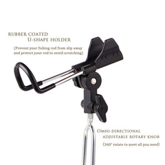 Portable design with total length about 15 inches (38 cm) and weight around 420 g