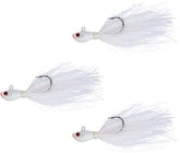 Croft Enterprises Bucktail Jigs 3 Pack - hand-tied bucktail jigs with colored mylar