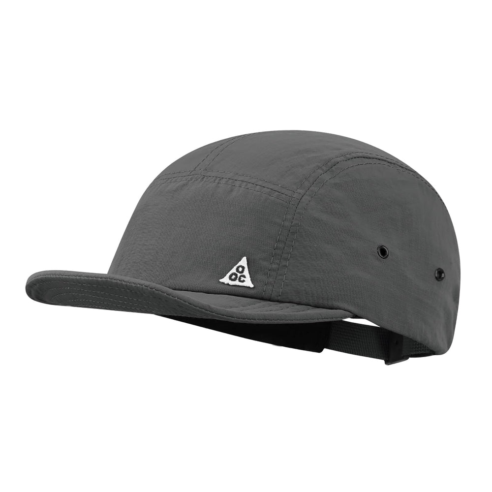 Croogo 5 Panel Short Brim Cap gray - front view