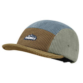 Croogo casual short-brim baseball cap in multi-color brown DOTB2 – front view