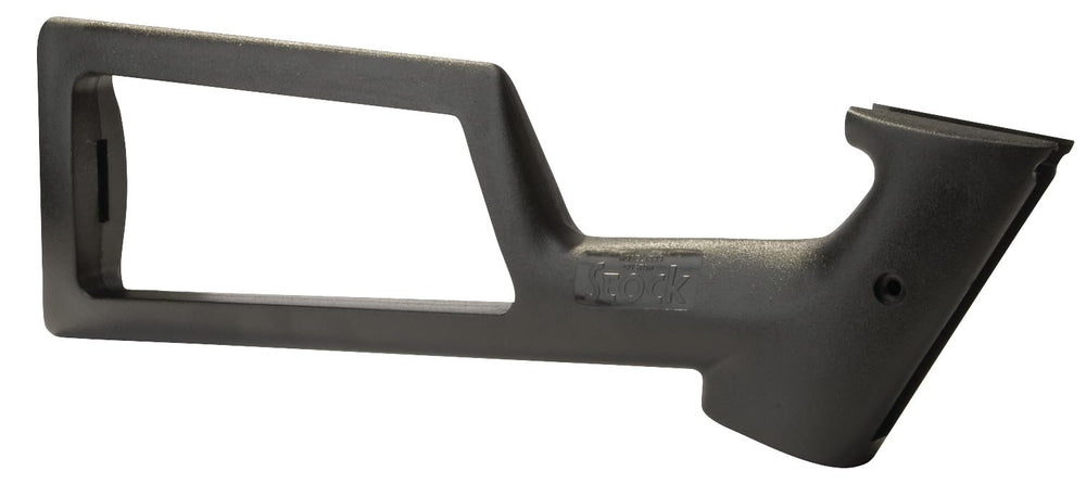 Crosman 1377 Custom Shoulder Stock fitted to air pistol