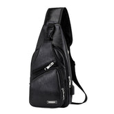 Crossbody Sling Bag front view showing compact size and main pocket.