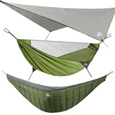 CROSSHIP camping hammock with mosquito net keeps insects away for peaceful nights outdoors