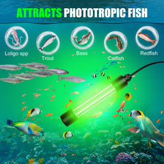 IP68 submersible fishing light for docks, boats and kayaks