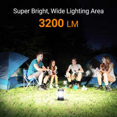 CT CAPETRONIX rechargeable lantern charges a phone via USB out port on the go.