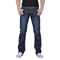 Ctreela classic-fit jeans front view in washed blue for everyday comfort