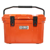 Cubix Outdoors QuadraX 20QT cooler side view shows rugged rotomolded durability.
