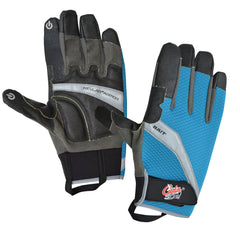 CUDA Bait Cutting Gloves reflection strip enhances visibility in low light conditions.