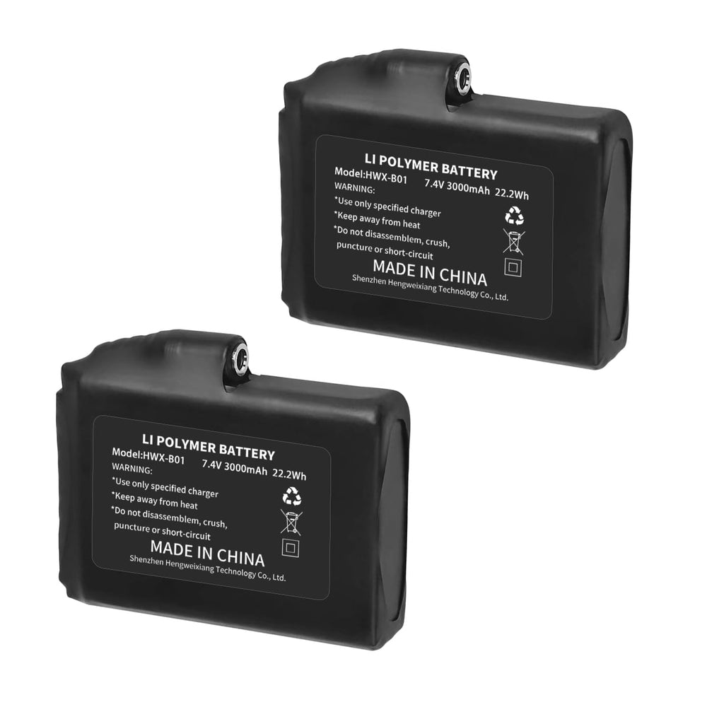 CUEHEAT 7-4V battery pack showing two 3000mAh cells for extended warmth