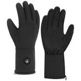 CUEHEAT CH02 heated liner closeup on ultra-slim fabric for dexterous warmth