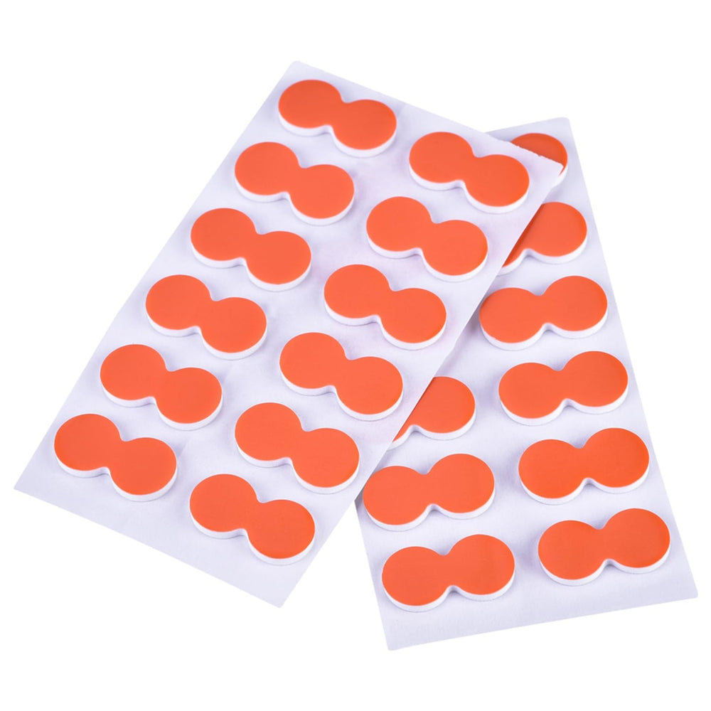 Cunyuer 24-pack EVA fly fishing floats in bright orange