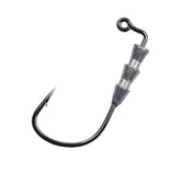 Cuoyuqie 40pcs weighted worm hooks close-up
