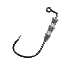 Cuoyuqie 40pcs weighted worm hooks close-up