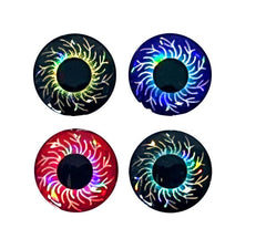 Cuoyuqie 8mm 3D holographic lure eyes add lifelike detail for flies and jigs